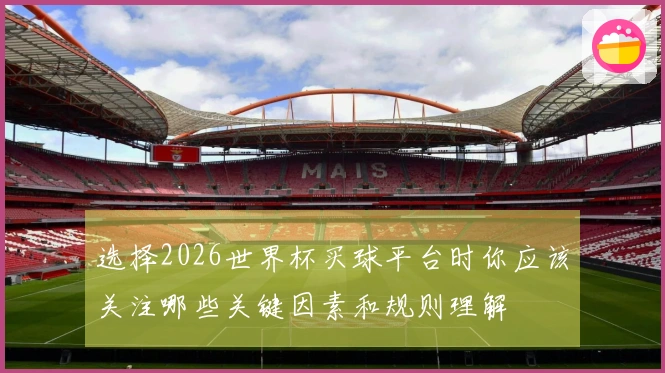 选择2026世界杯买球平台时你应该关注哪些关键因素和规则理解