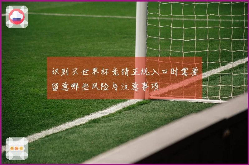 识别买世界杯竞猜正规入口时需要留意哪些风险与注意事项